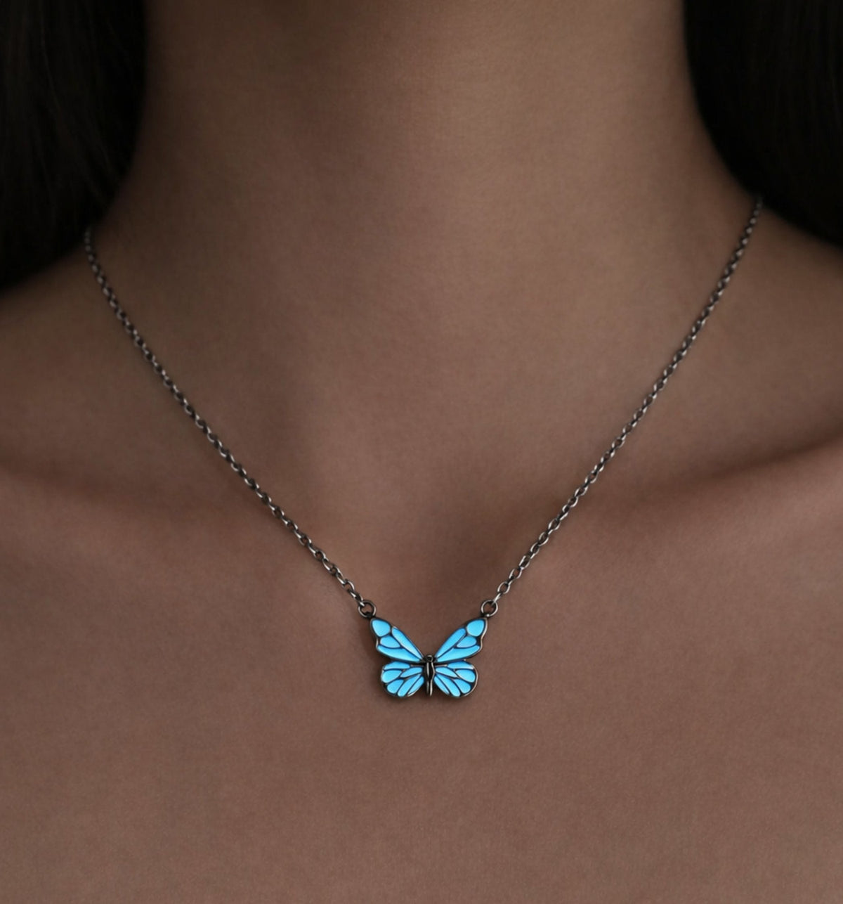 Schmetterling Leuchtkette
