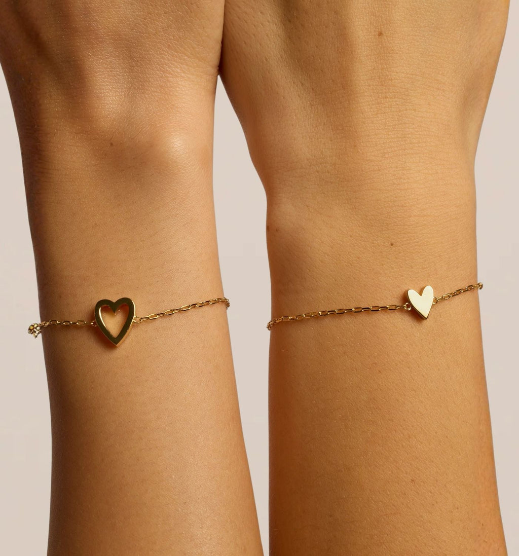 Matching Herz Armband Set