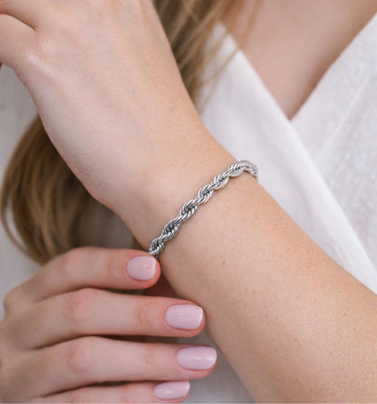 Rope Armband Breid 6mm