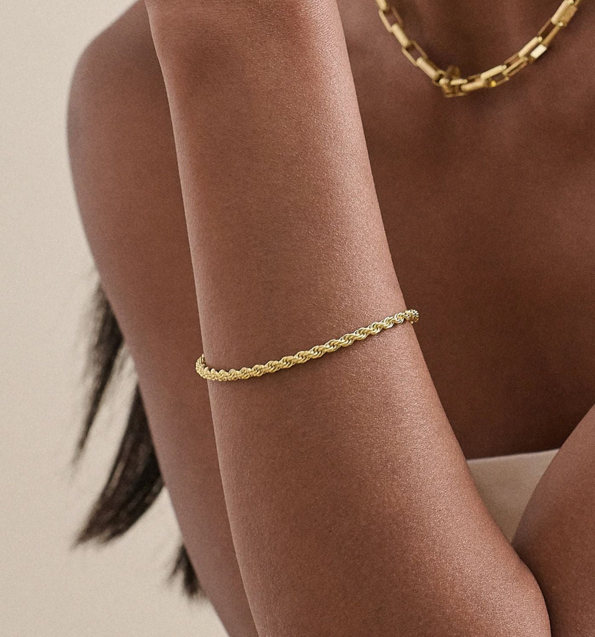 Rope Armband Dünn 3mm