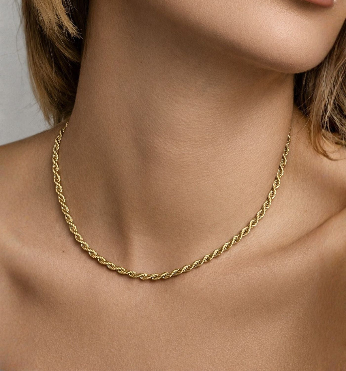 Rope Kette Dünn 4mm